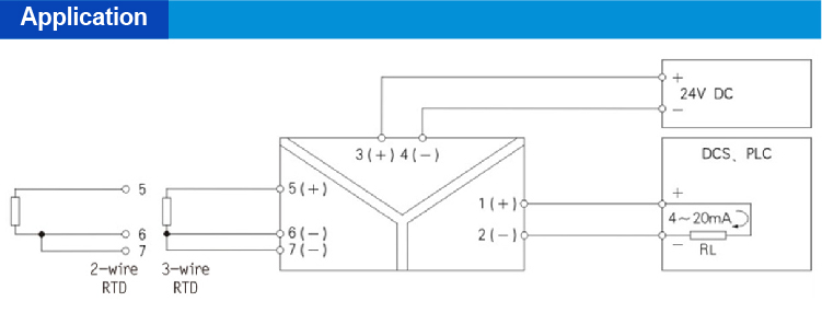 RTD Input Signal Isolator 1 input 1 output (1 channel)